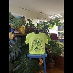 Jerzees Tropical T-Shirt - San Antonio, Texas - Neon Green